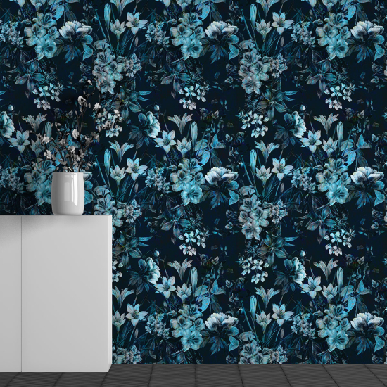Papel pintado panorámico - Motivo Flores