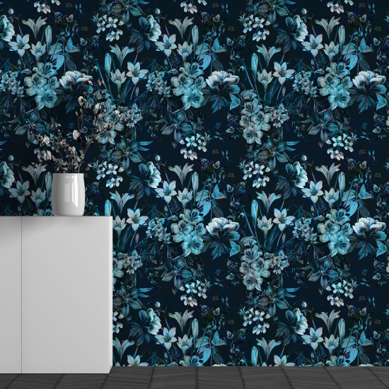 Papel pintado panorámico - Motivo Flores