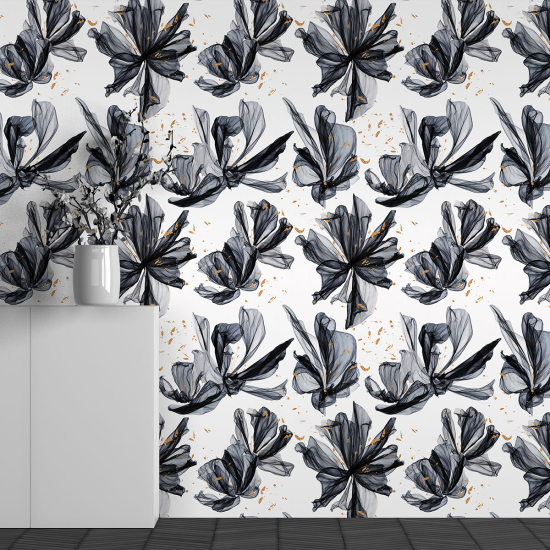 Papel pintado panorámico - Motivo Flores