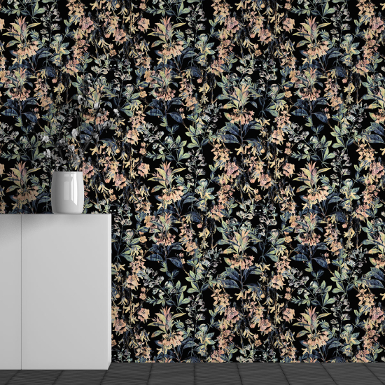 Papel pintado panorámico - Motivo Flores