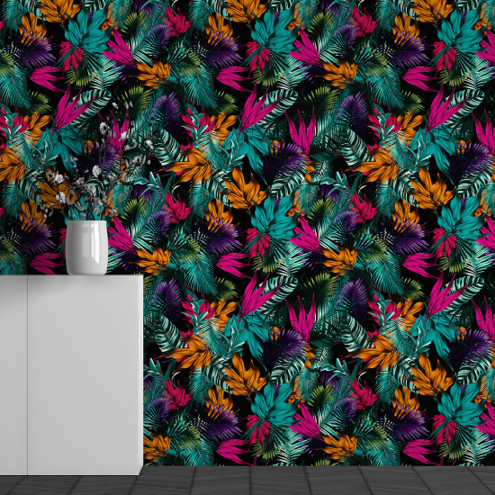 Papel pintado panorámico - Motivo Flores