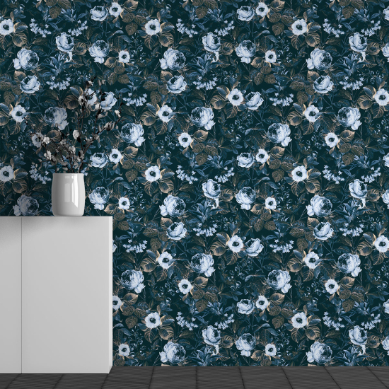 Papel pintado panorámico - Motivo Flores