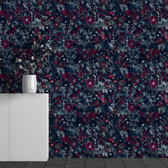 Papel pintado panorámico - Motivo Flores