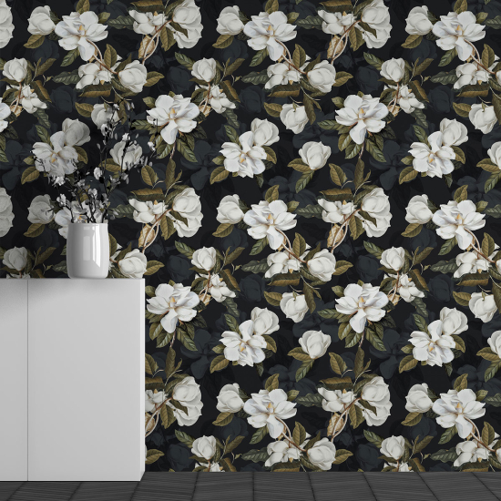 Papel pintado panorámico - Motivo Flores