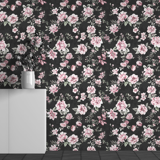 Papel pintado panorámico - Motivo Flores
