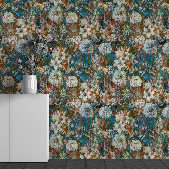 Papel pintado panorámico - Motivo Flores