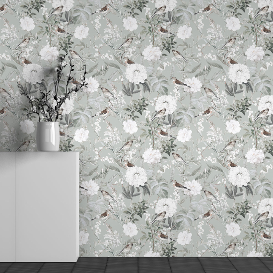 Papel pintado panorámico - Motivo Flores
