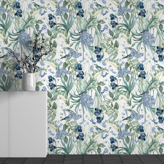 Papel pintado panorámico - Motivo Flores