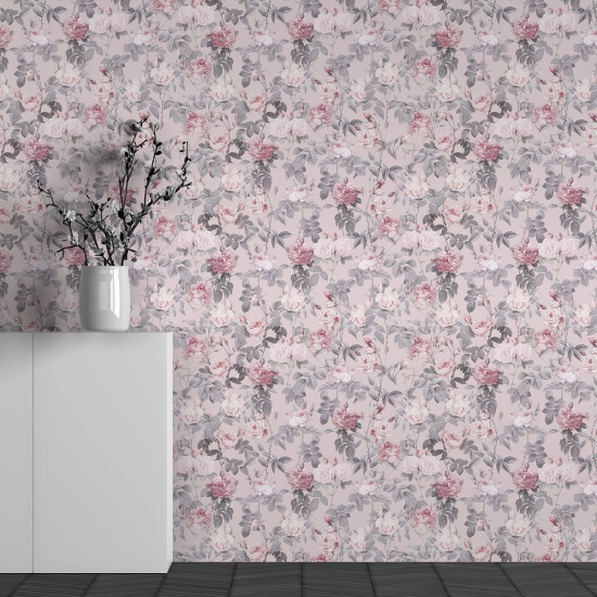 Papel pintado panorámico - Motivo Flores