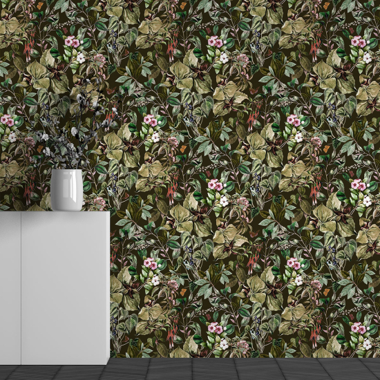Papel pintado panorámico - Motivo Flores
