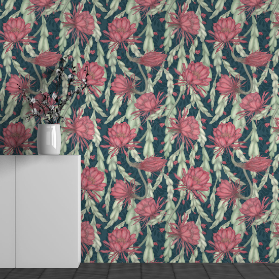 Papel pintado panorámico - Motivo Flores