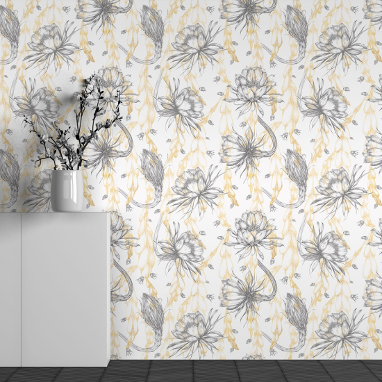 Papel pintado panorámico - Motivo Flores