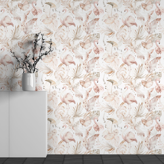 Papel pintado panorámico - Motivo Flores