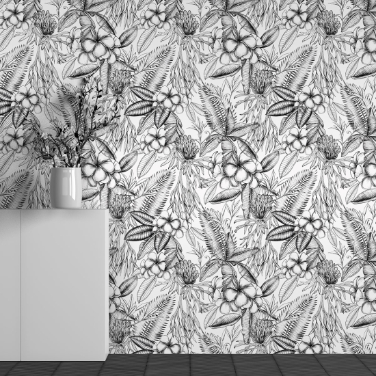 Papel pintado panorámico - Motivo Flores