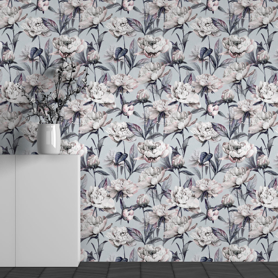 Papel pintado panorámico - Motivo Flores