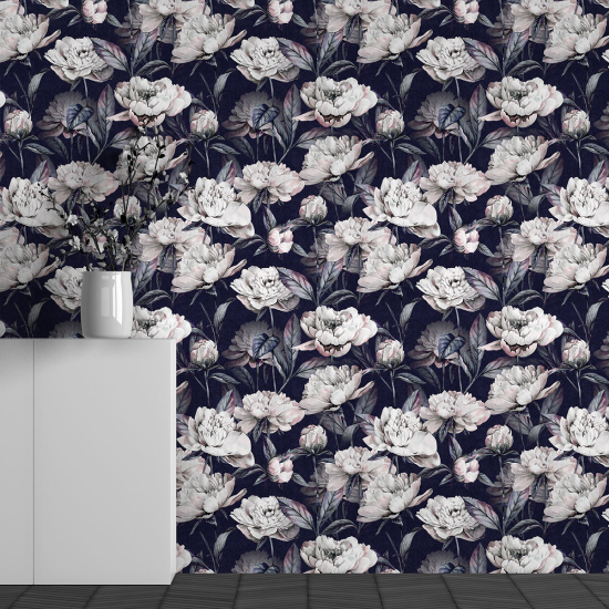 Papel pintado panorámico - Motivo Flores