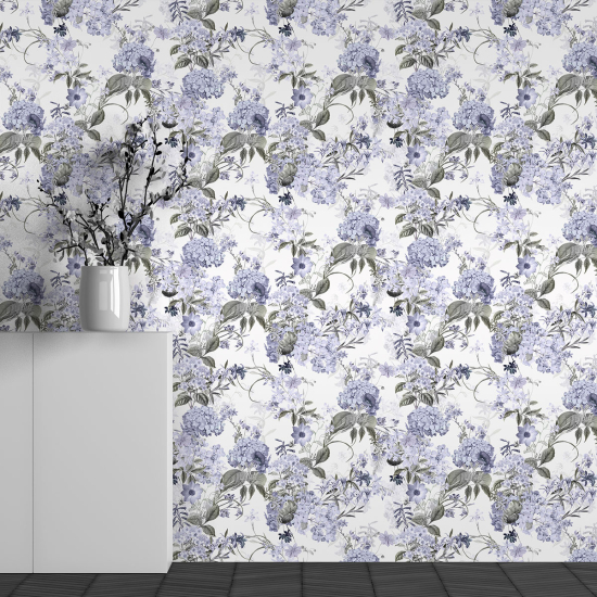 Papel pintado panorámico - Motivo Flores