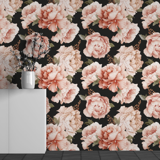 Papel pintado panorámico - Motivo Rosas