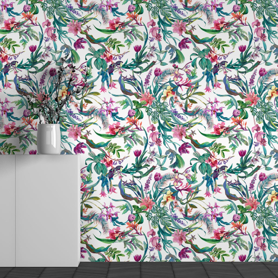 Papel pintado panorámico - Motivo Tropical