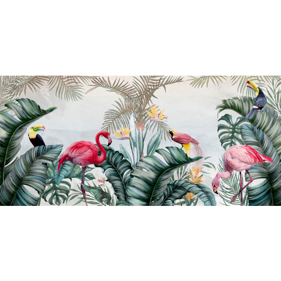 Papel pintado panorámico - Motivo Tropical