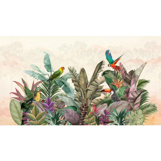 Papel pintado panorámico - Motivo Tropical