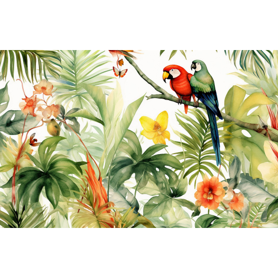 Papel pintado panorámico - Motivo Tropical