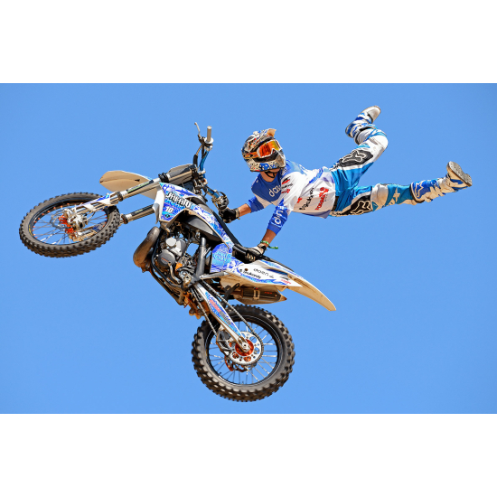 Papel pintado panorámico Motocross