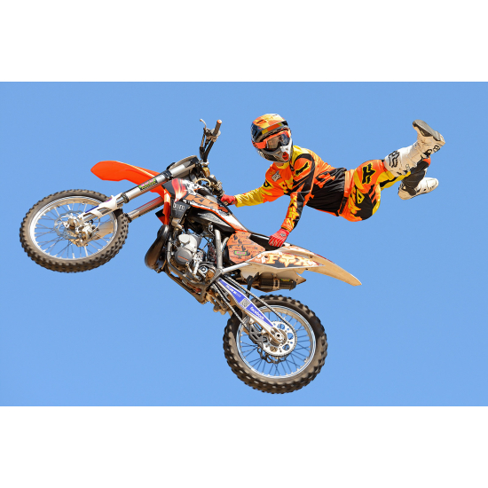 Papel pintado panorámico Motocross