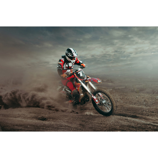Papel pintado panorámico Motocross