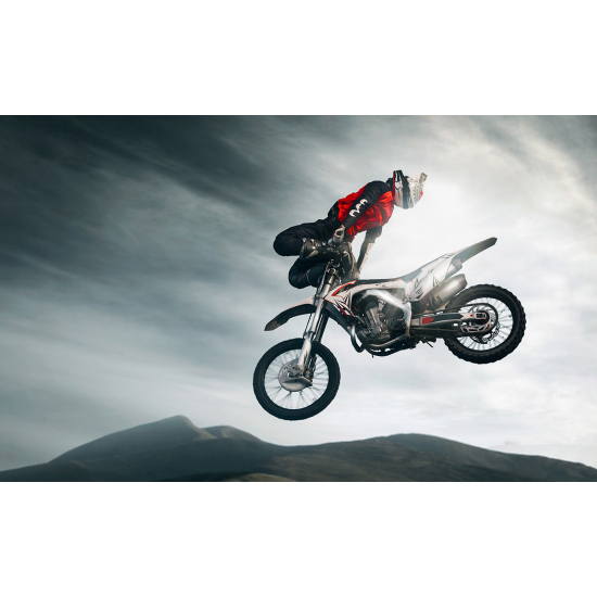Papel pintado panorámico Motocross