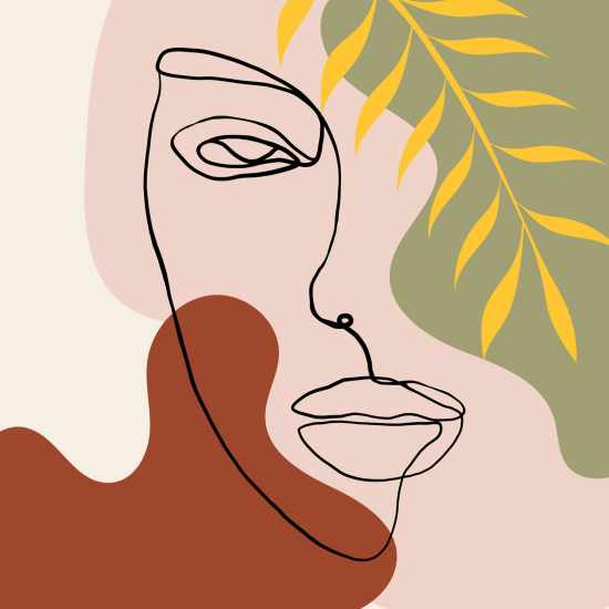 Papel pintado panorámico - Mujer Boho