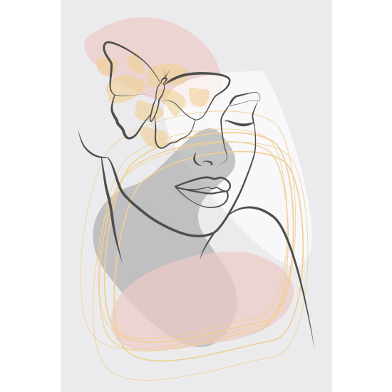 Papel pintado panorámico - Mujer Boho