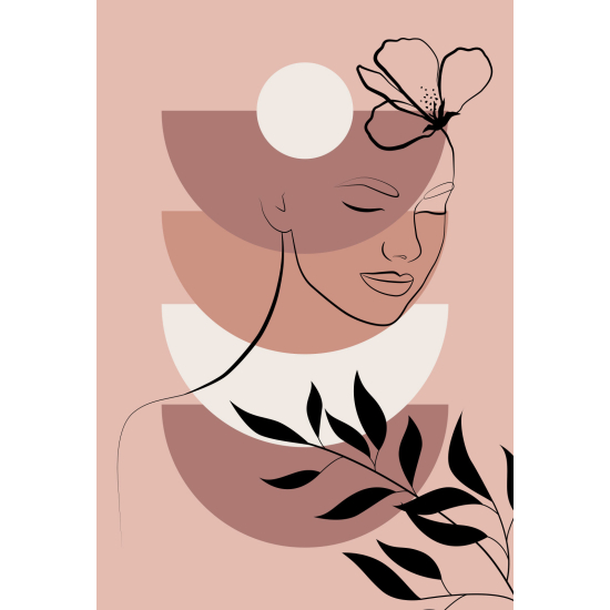 Papel pintado panorámico - Mujer Boho