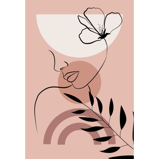Papel pintado panorámico - Mujer Boho