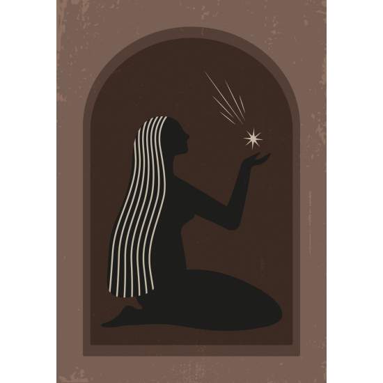 Papel pintado panorámico - Mujer Boho
