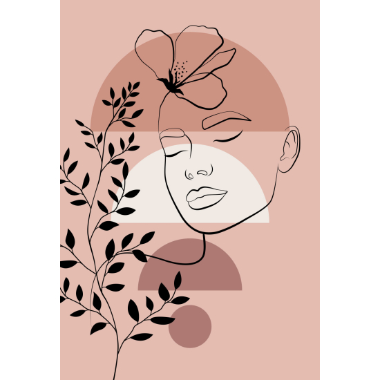 Papel pintado panorámico - Mujer Boho