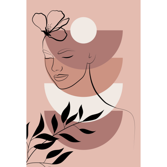 Papel pintado panorámico - Mujer Boho