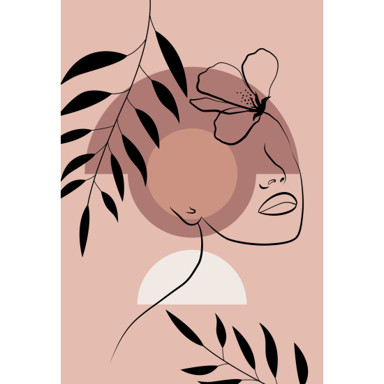 Papel pintado panorámico - Mujer Boho