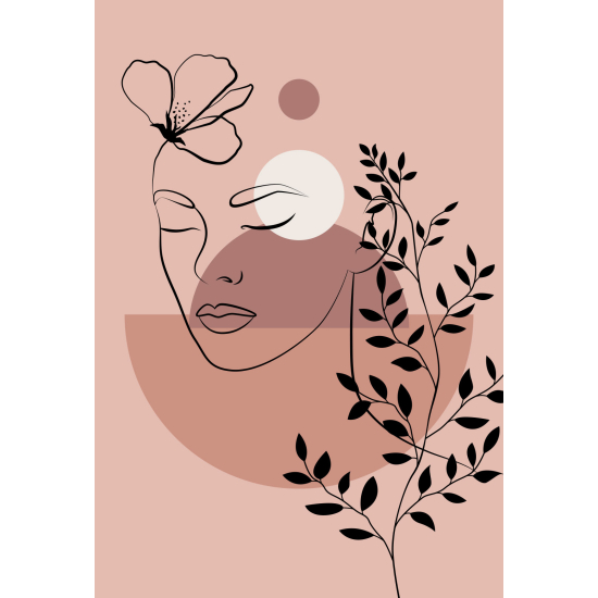 Papel pintado panorámico - Mujer Boho