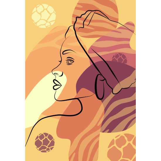 Papel pintado panorámico - Mujer Boho