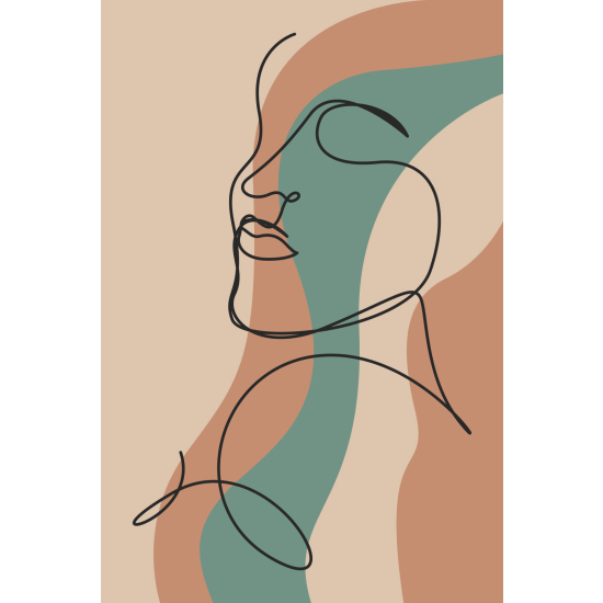 Papel pintado panorámico - Mujer Boho