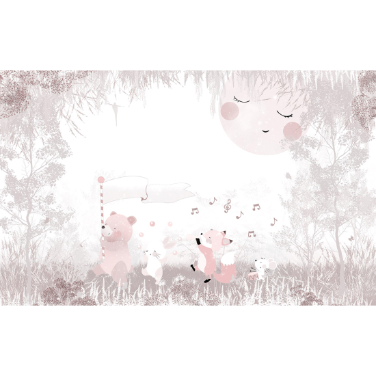 Papel pintado panorámico Niños - Animales