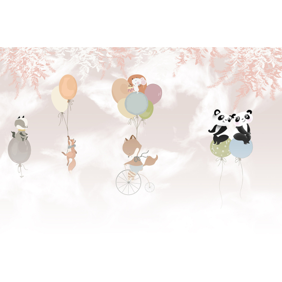 Papel pintado panorámico Niños - Animales