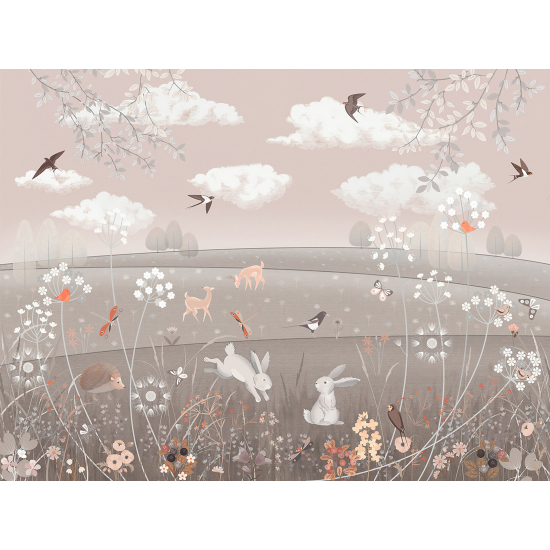 Papel pintado panorámico Niños - Paisaje