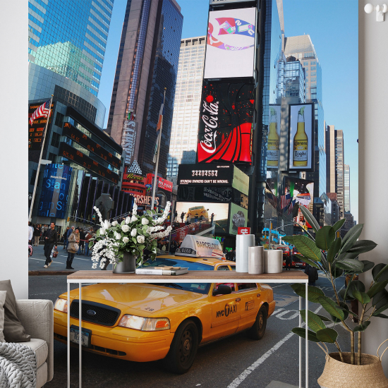 Papel pintado panorámico - Nueva York Times Square