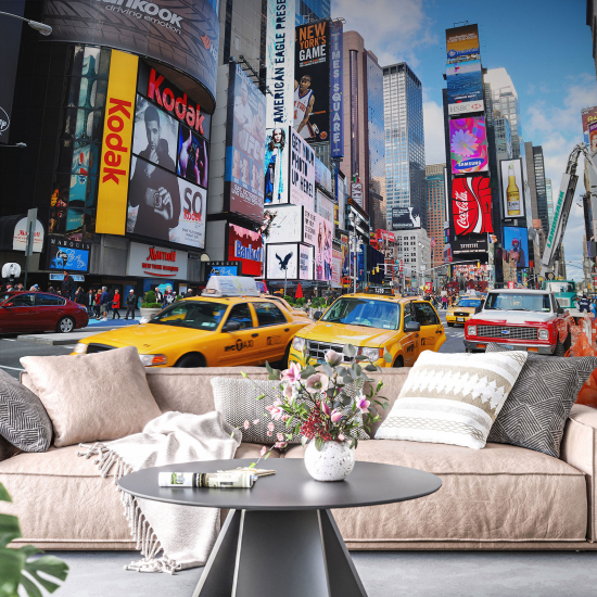 Papel pintado panorámico - Nueva York Times Square