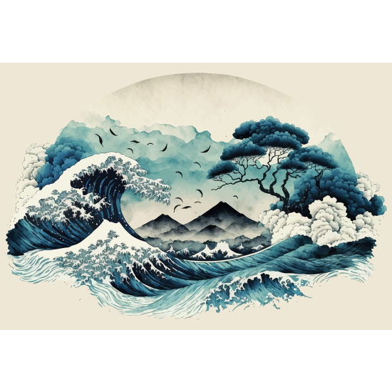 Papel pintado panorámico - Paisaje