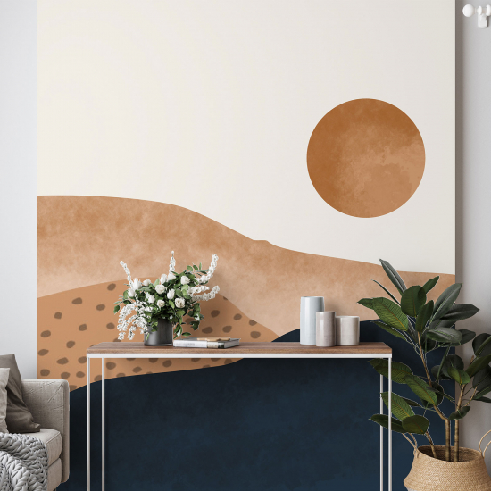 Papel pintado panorámico - Paisaje Boho