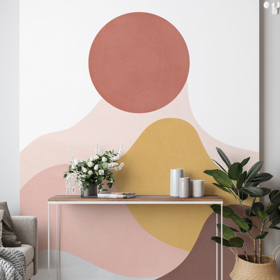 Papel pintado panorámico - Paisaje Boho