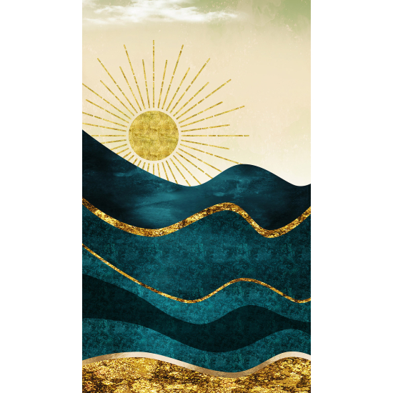 Papel pintado panorámico - Paisaje Boho